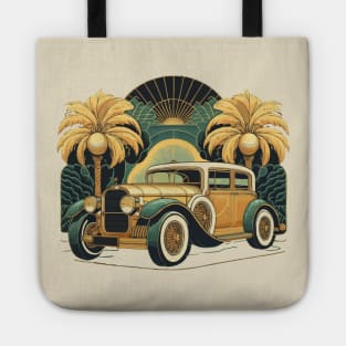 Early electric car Tote