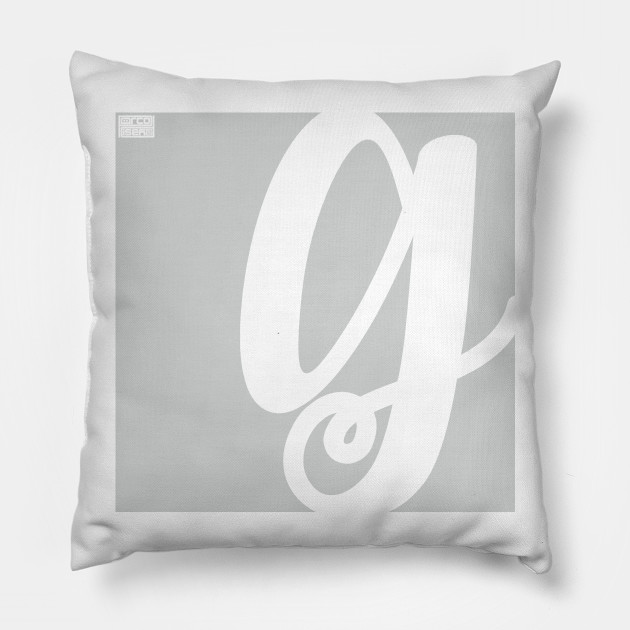Letter G Elegant Cursive Calligraphy Initial Monogram Cursive