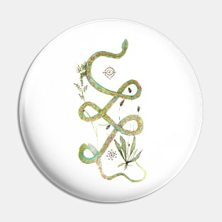 Science Snake Pin