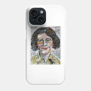 SIMONE WEIL acrylic portrait Phone Case