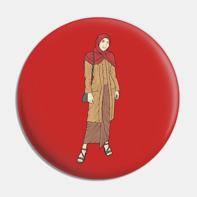 Red Cultiral Pin by crissbahari