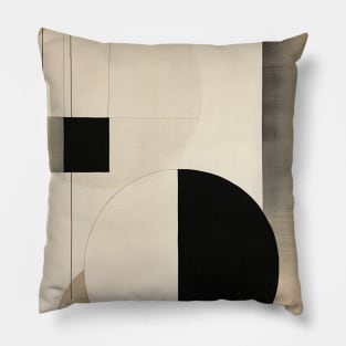 Earthy Balance Nordic Abstract Pillow