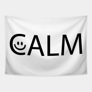 Calm being calm artistic design Tapestry