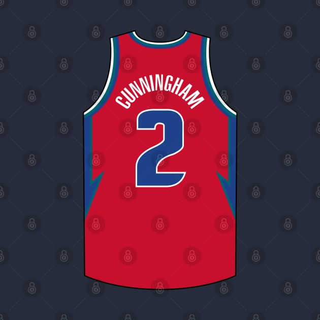 Cade Cunningham Detroit Jersey Qiangy by qiangdade