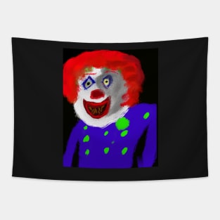 Evil clown 2 Tapestry