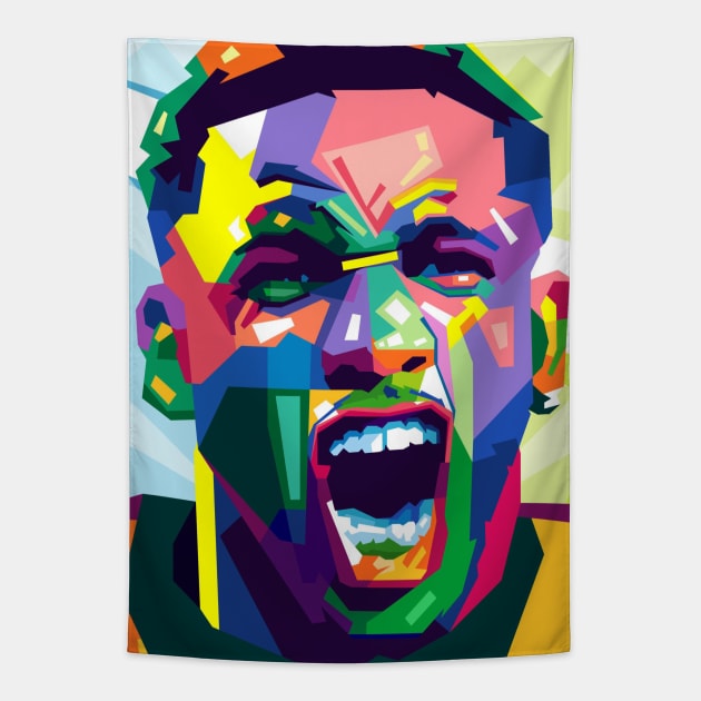 Jefferson Farfan Tapestry by erikhermawann22