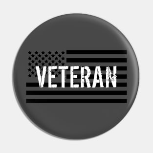 American Flag Veteran Pin