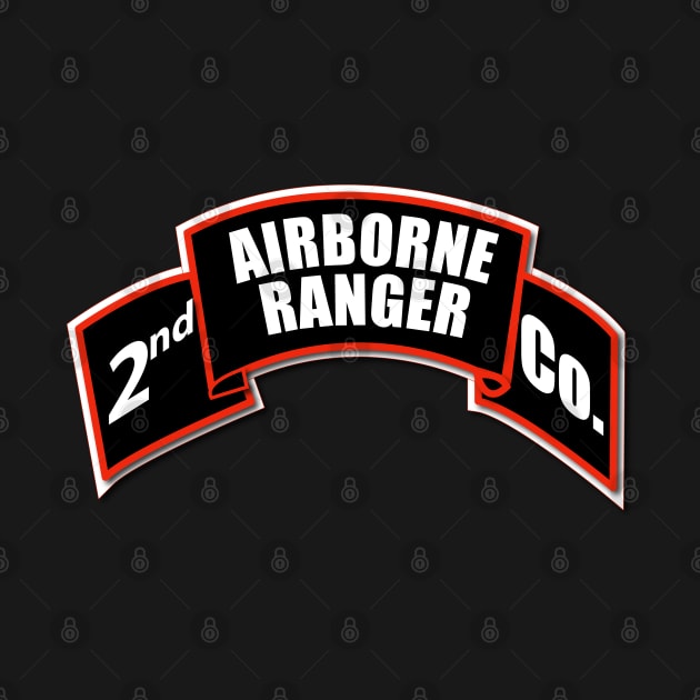 2nd Ranger Infantry Company - Airborne Scroll by twix123844