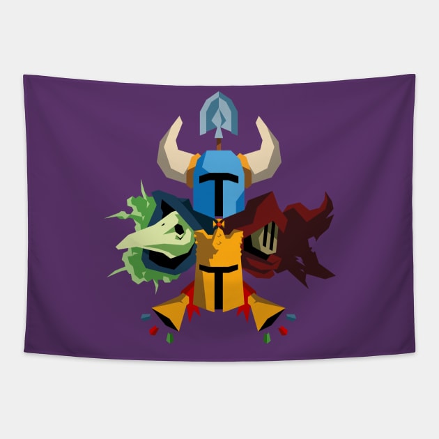 Shovel Knight: Treasure Trove Tapestry by Gamewiz28