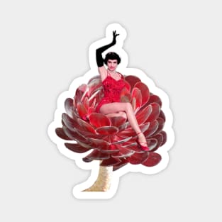 Pin-up Loves Nature - Cyd Charisse 3 Magnet