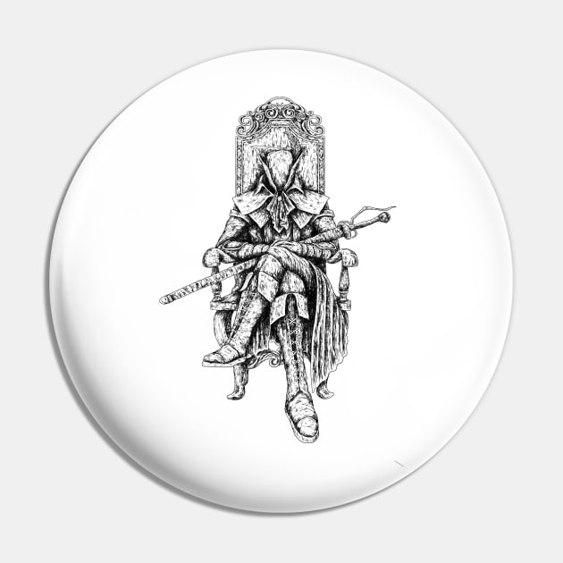 Bloodborne the hunter Pin by sullyink