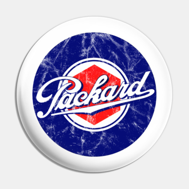 Packard Logo Distressed Classic Car Pin Teepublic