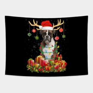 Boxer Christmas Gift t-shirt Dog Lover Christmas Gift Tapestry