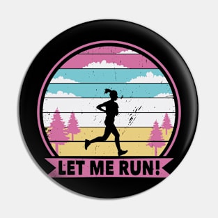 Let me run women Pin