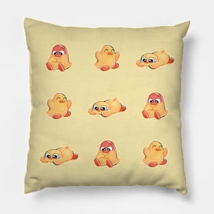 3 Baby Chicks Pattern Pillow