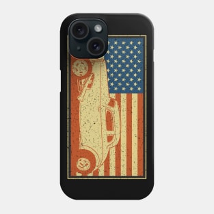 Hot Rod Coupe American Flag Phone Case