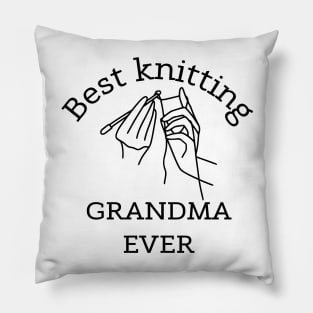 Best knitting Grandma MOM EVER Pillow