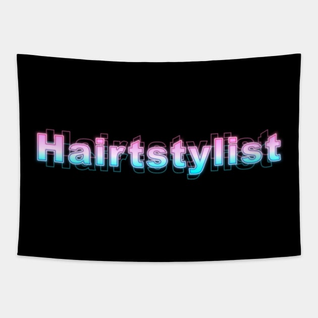 Hairtstylist Tapestry by Sanzida Design