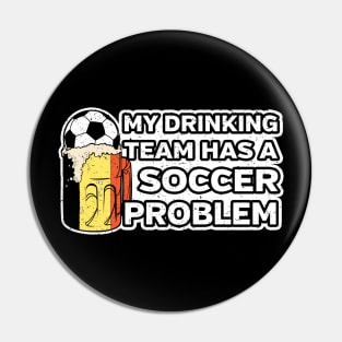 Belgium Soccer Drinking Team Pin