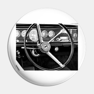 Steering Wheel Classic Car Pin