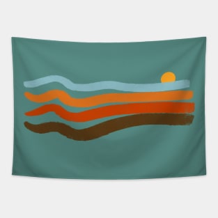 70s Retro Stripes Tapestry