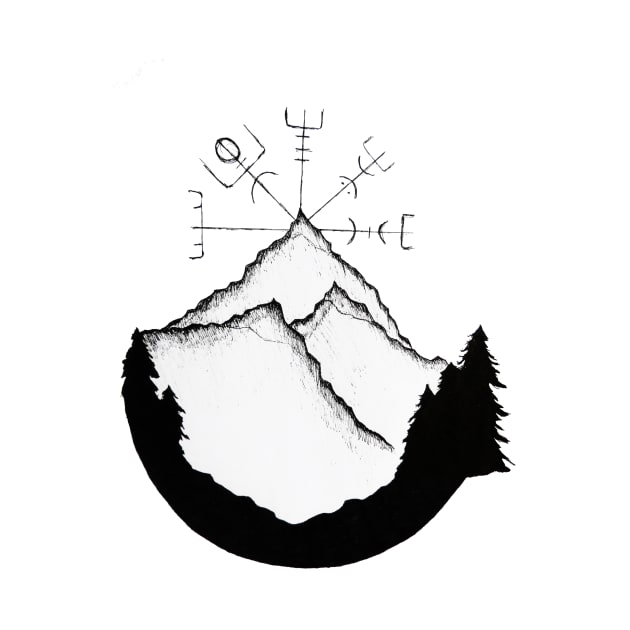 Mountain Compass by ValhallaDesigns