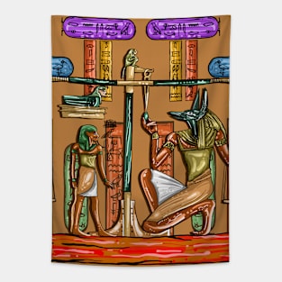 THE WEIGHING OF HEART CEREMONY Tapestry