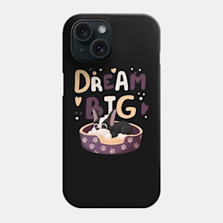 Cute Boston Terrier Dog Breed Sleeping Phone Case