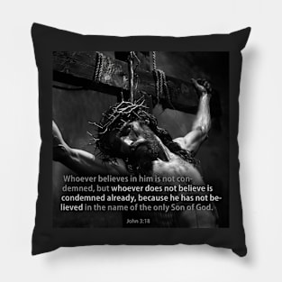 John 3:18 Pillow