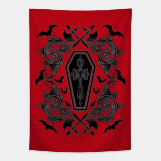 Vampire Damask Tapestry