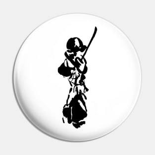 Kendo Fighter - Ink Figure LOGO Pin