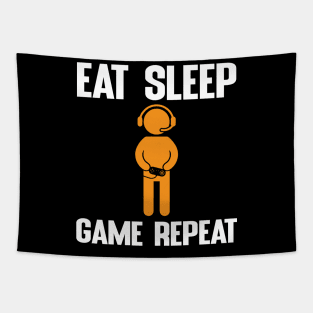 Eat, sleep, Game and repeat Tapestry