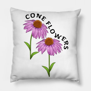 Cone Flowers Pillow