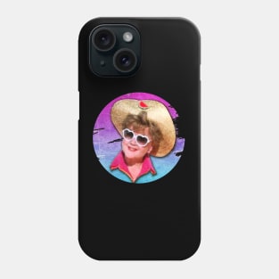 Jessica Fletcher- Retro Brush Paint Phone Case