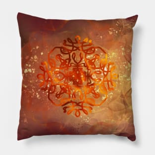 Succinite -  Amber colors Pillow