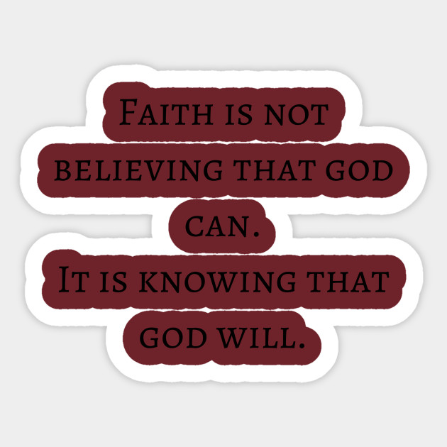 faith logo - Faith - Sticker