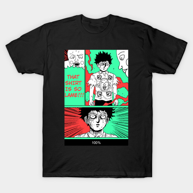 Mob Psycho 100 Funny Shigeo Kageyama Mob Psycho 100 T Shirt Teepublic