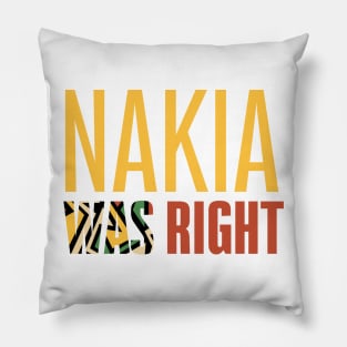 Nakia was right - short pattern Pillow