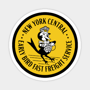 New York Central Early Bird Freight Service Magnet