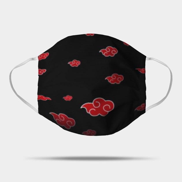 Akatsuki cloak pattern - Naruto - Mask TeePublic