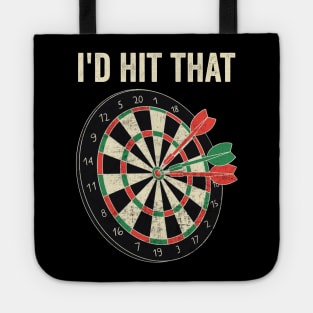 Id Hit That Funny Darts Player Tote