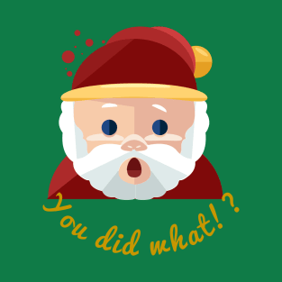 Surprised Santa T-Shirt