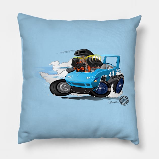 70 Superbird King Slide Pillow by Goin Ape Studios