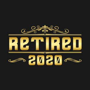 Retired 2020 Retirement Veteran Gift T-Shirt