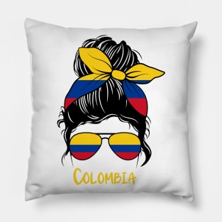 Colombian Girl Colombiana Mujer colombiana colombia Pillow