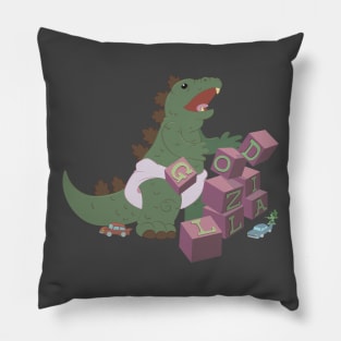 Baby Zilla Pillow