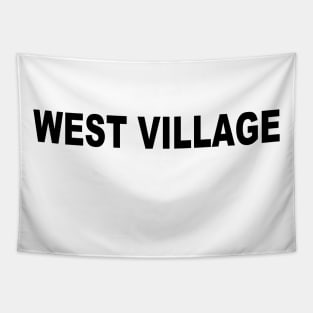 West Village Black Tapestry