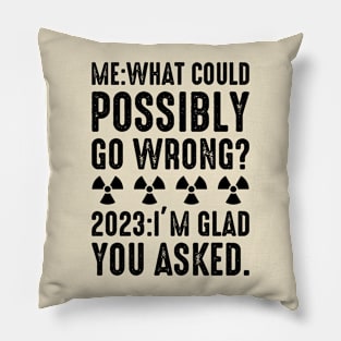 What could possibly go wrong Pillow