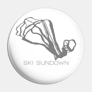 Ski Sundown Resort 3D Pin