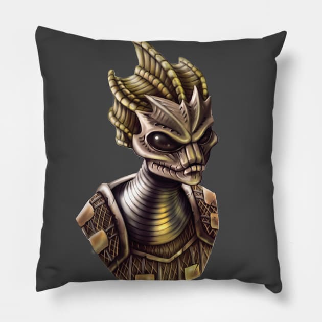 Silurian Pillow by AdrianaOrellana